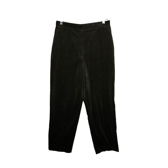 Vtg Corduroy Trousers Cropped Pants 6 High Straight Leg Goblin Cottage Academia - Picture 1 of 6